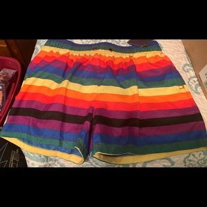 Women’s rainbow shorts